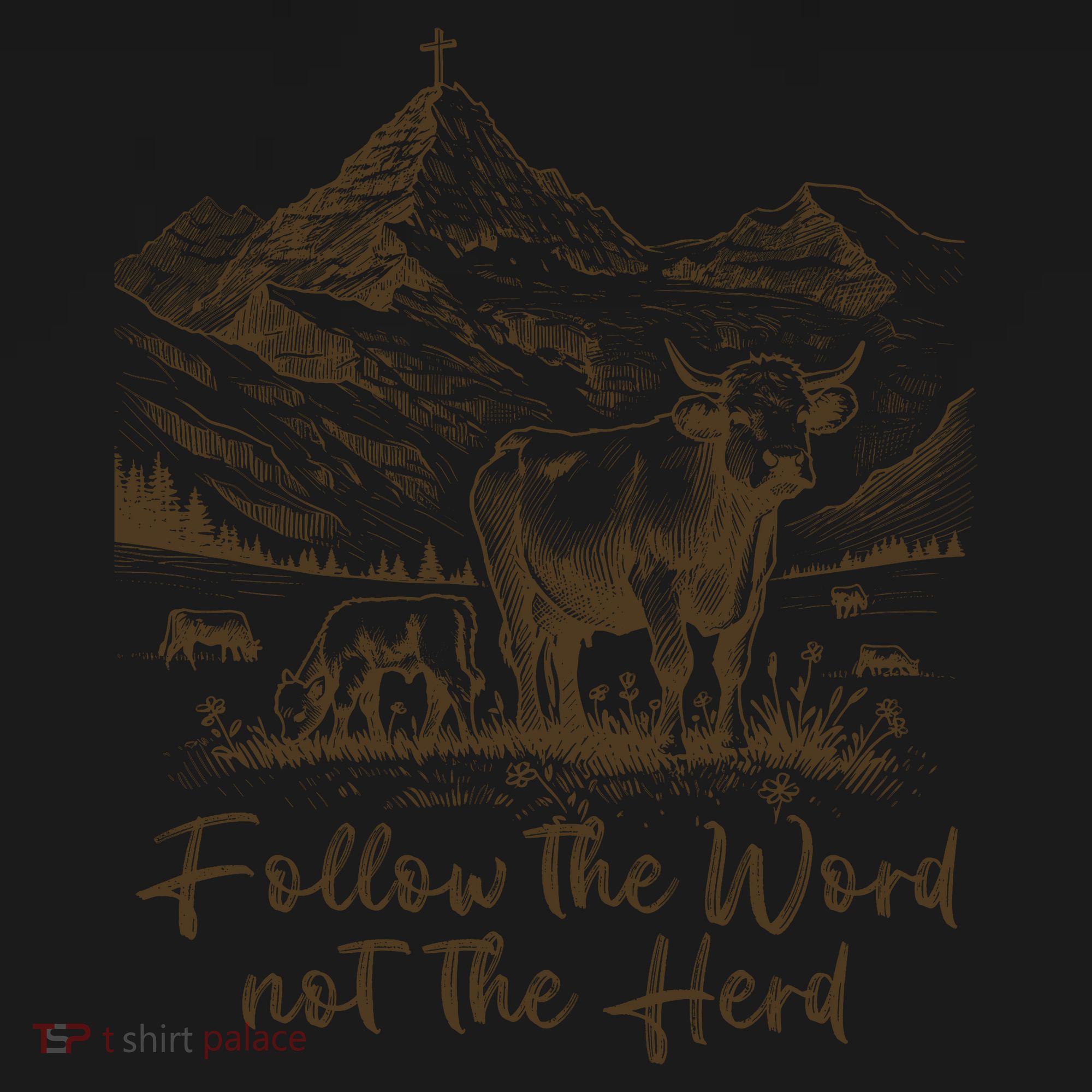 Follow The Word Not The Herd Toddler Hoodie