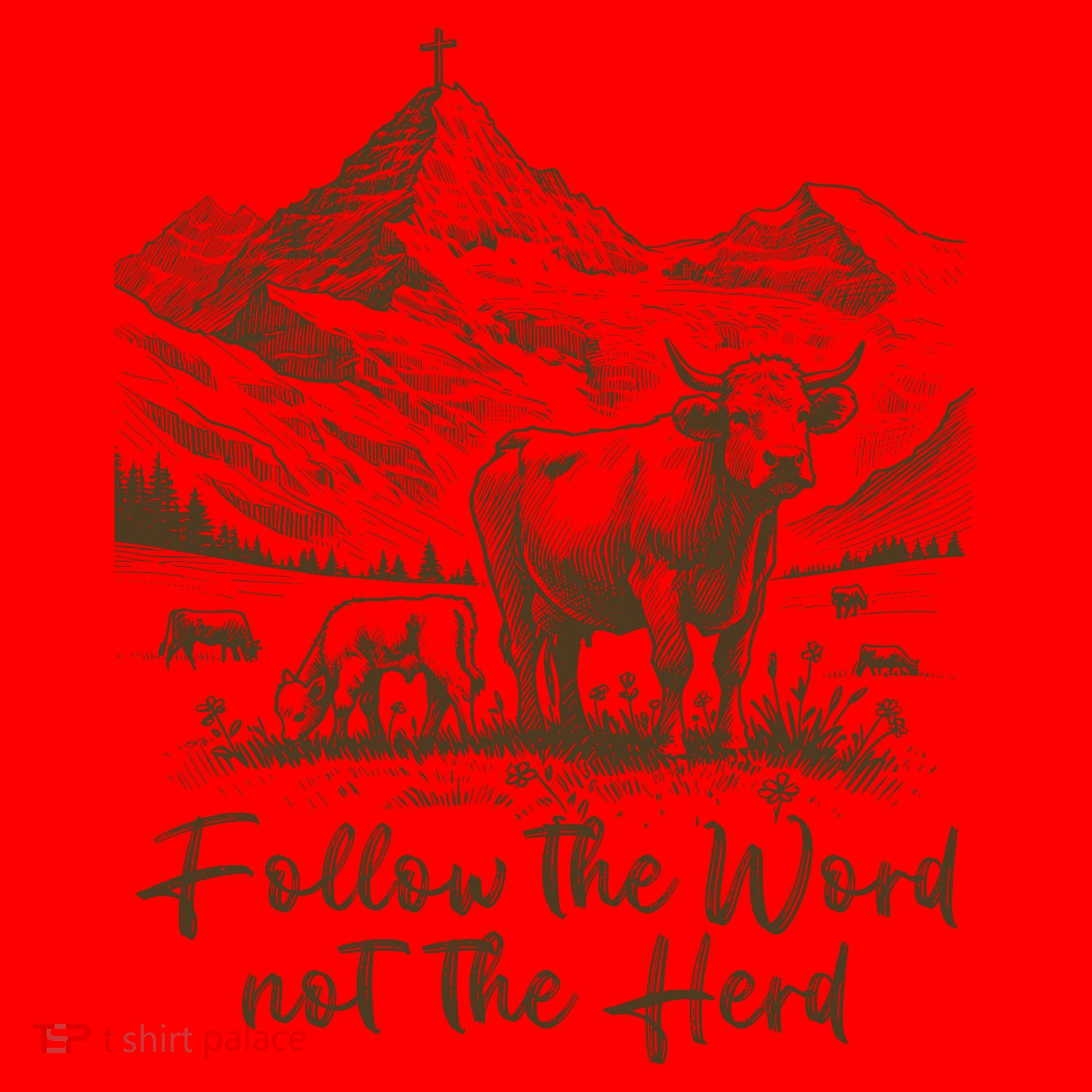 Follow The Word Not The Herd Santa Hat