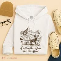 Follow The Word Not The Herd Hoodie thumb 4