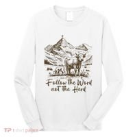 Follow The Word Not The Herd Long Sleeve Shirt thumb 0