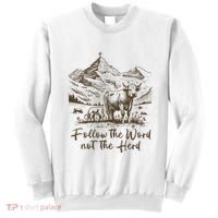 Follow The Word Not The Herd Sweatshirt thumb 0