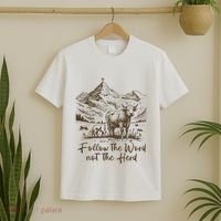 Follow The Word Not The Herd T-Shirt thumb 2