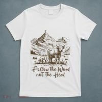 Follow The Word Not The Herd T-Shirt thumb 5