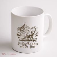Follow The Word Not The Herd Coffee Mug thumb 1