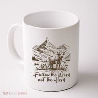 Follow The Word Not The Herd Coffee Mug thumb 0