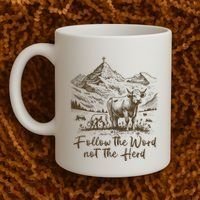 Follow The Word Not The Herd Coffee Mug thumb 2