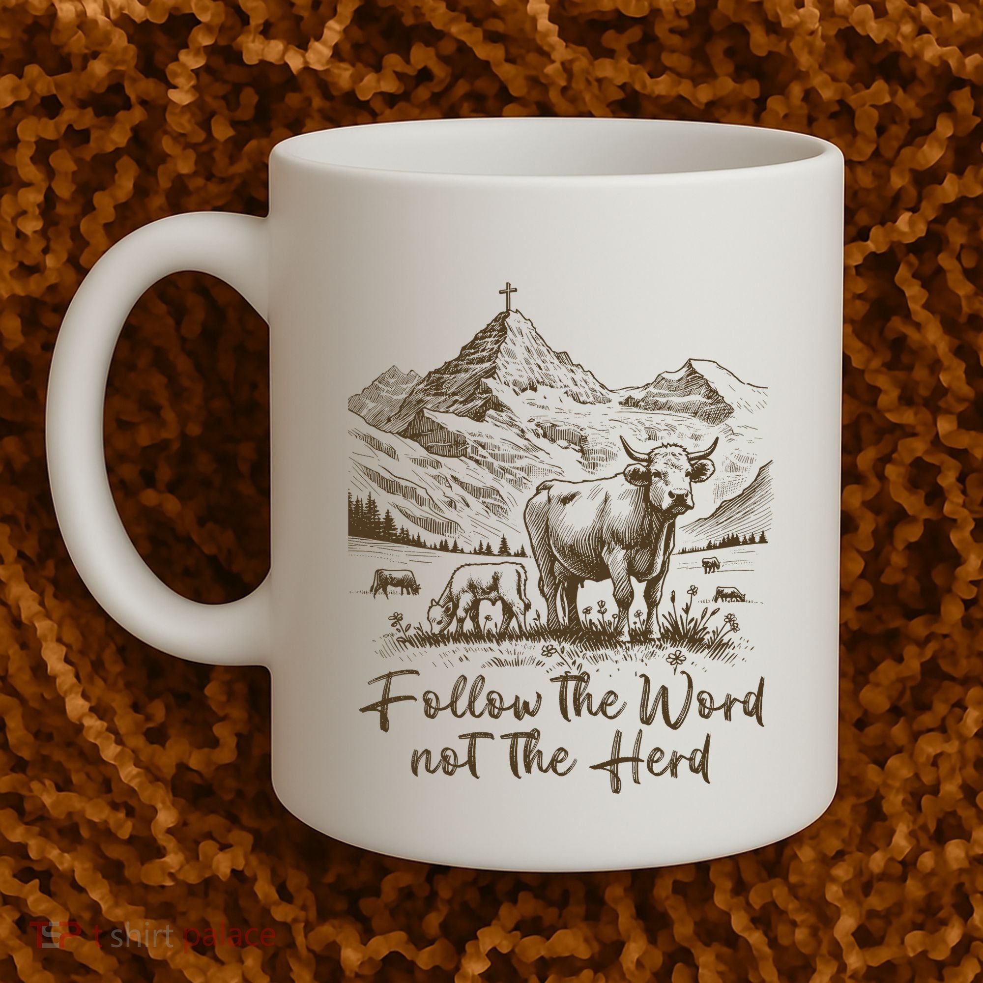 Follow The Word Not The Herd Coffee Mug