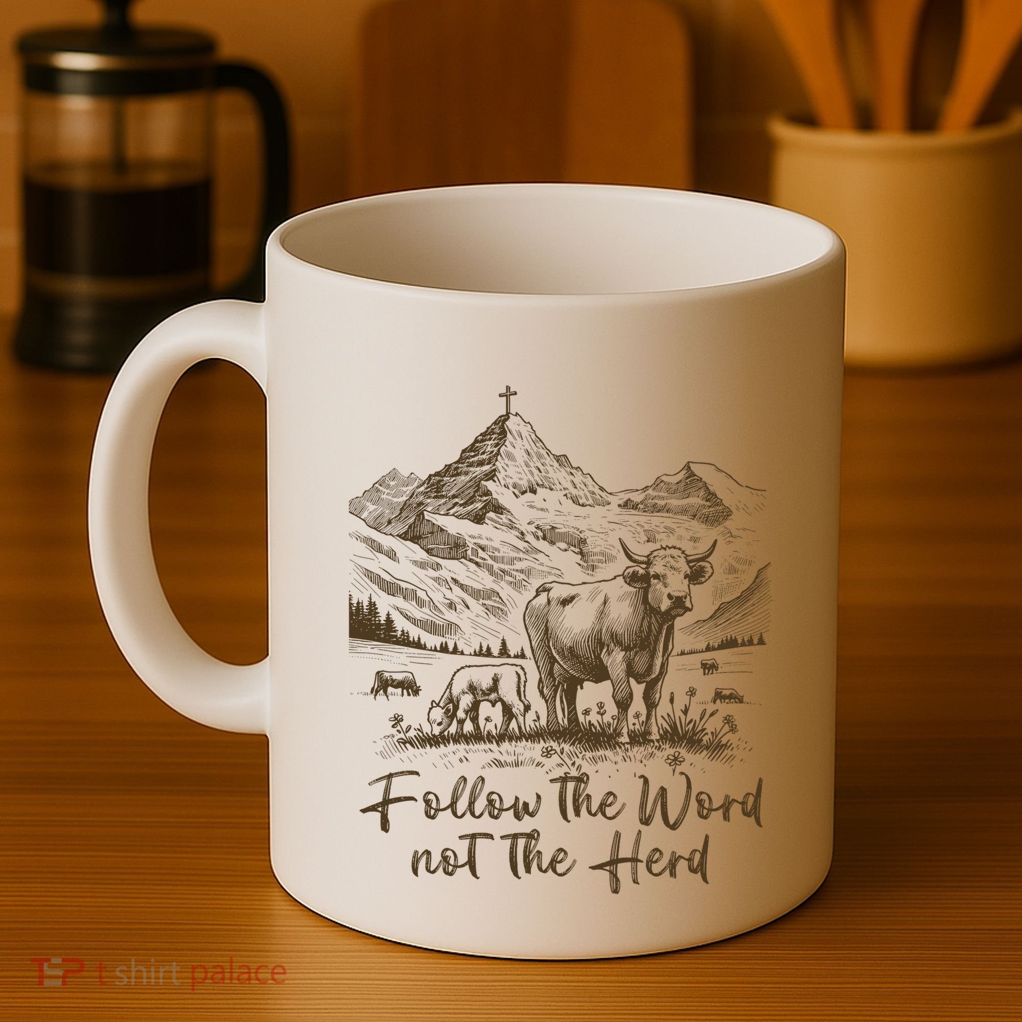 Follow The Word Not The Herd Coffee Mug