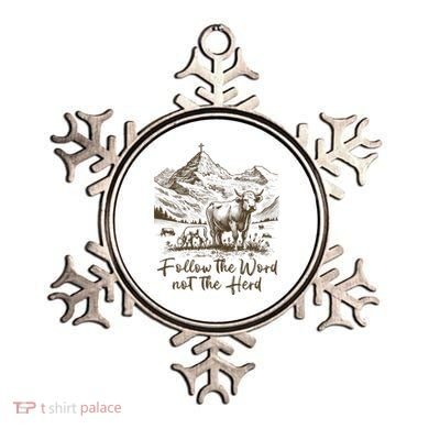 Follow The Word Not The Herd Ornament