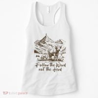 Follow The Word Not The Herd Women's Tank Top thumb 0