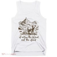 Follow The Word Not The Herd Tank Top thumb 0