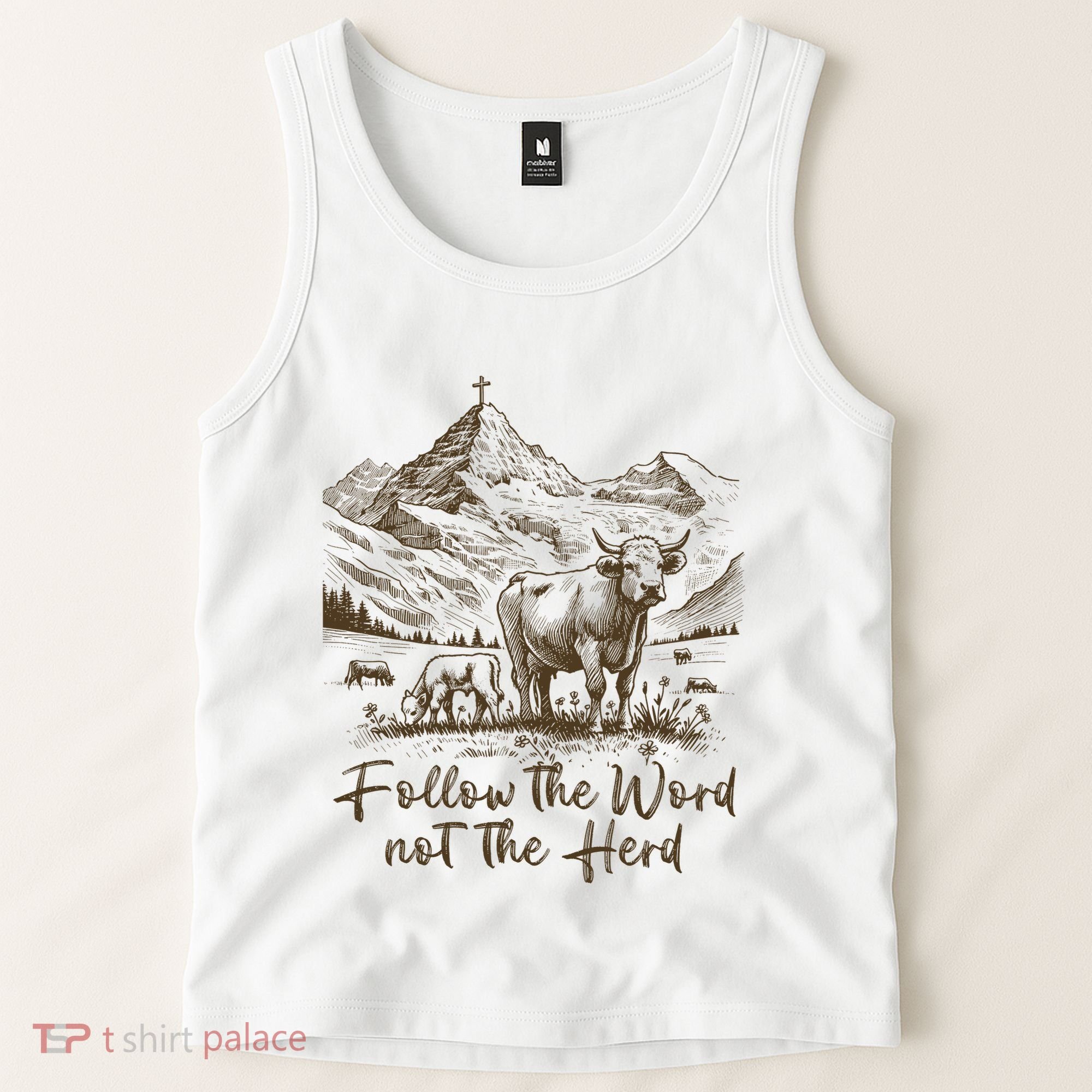 Follow The Word Not The Herd Tank Top