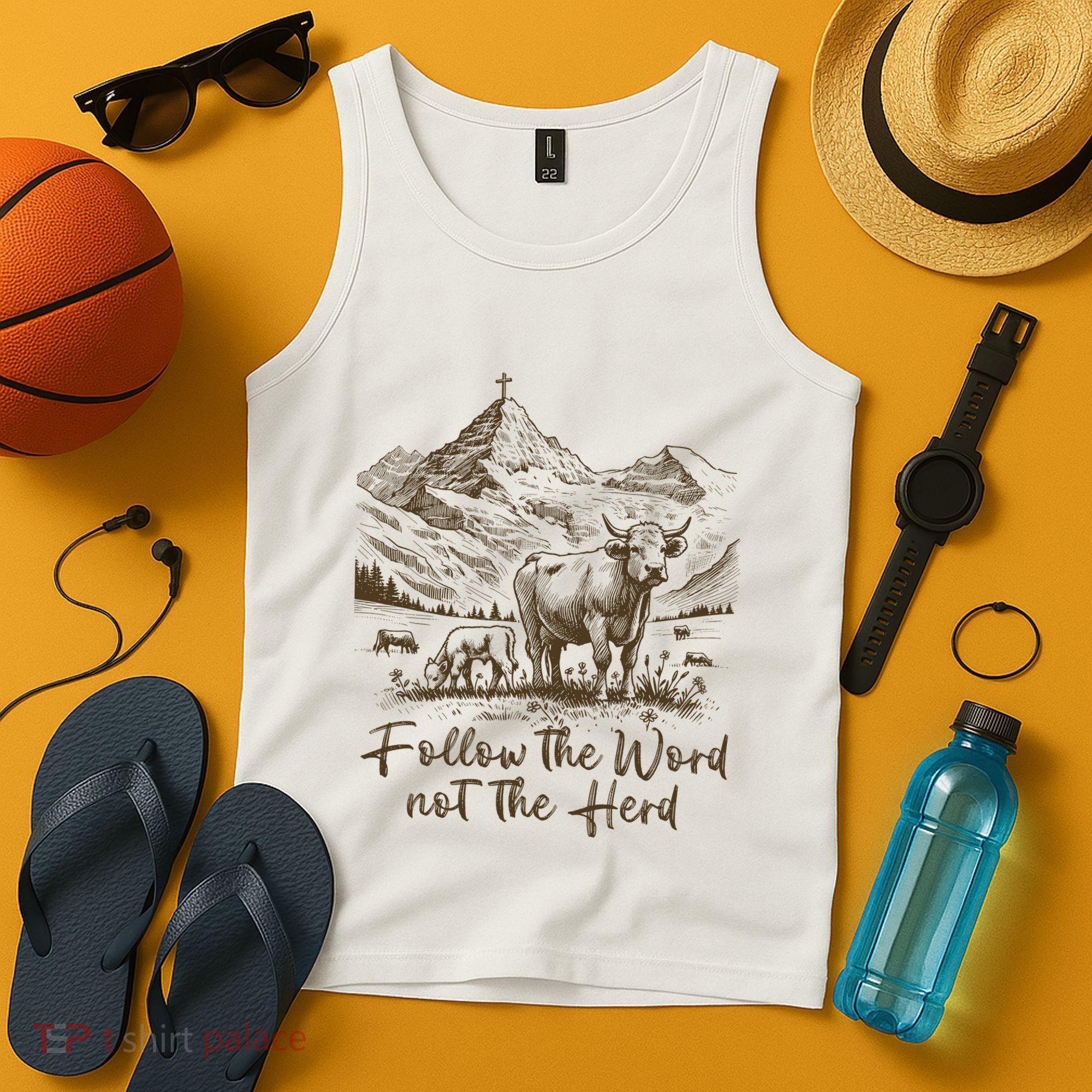 Follow The Word Not The Herd Tank Top