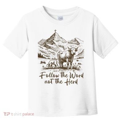 Follow The Word Not The Herd Toddler T-Shirt