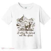 Follow The Word Not The Herd Toddler T-Shirt thumb 0