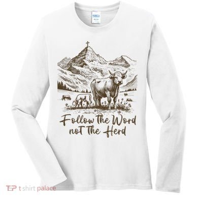 Follow The Word Not The Herd Women's Long Sleeve Shirt