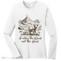 Follow The Word Not The Herd Women's Long Sleeve Shirt thumb 0