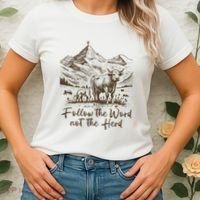 Follow The Word Not The Herd Women's T-Shirt thumb 2