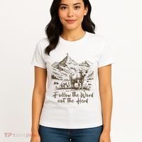 Follow The Word Not The Herd Women's T-Shirt thumb 4