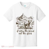 Follow The Word Not The Herd Kids T-Shirt thumb 0