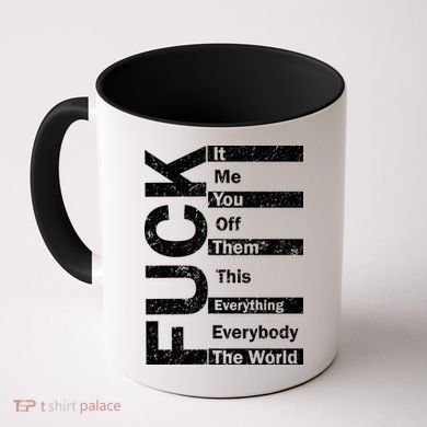 F The World Coffee Mug