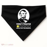 Ford's Theater Would Not Recommend 1Star Abraham Lincoln USA-Made Doggie Bandana thumb 0