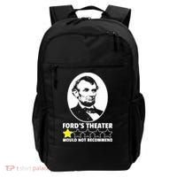 Ford's Theater Would Not Recommend 1Star Abraham Lincoln Backpack thumb 0