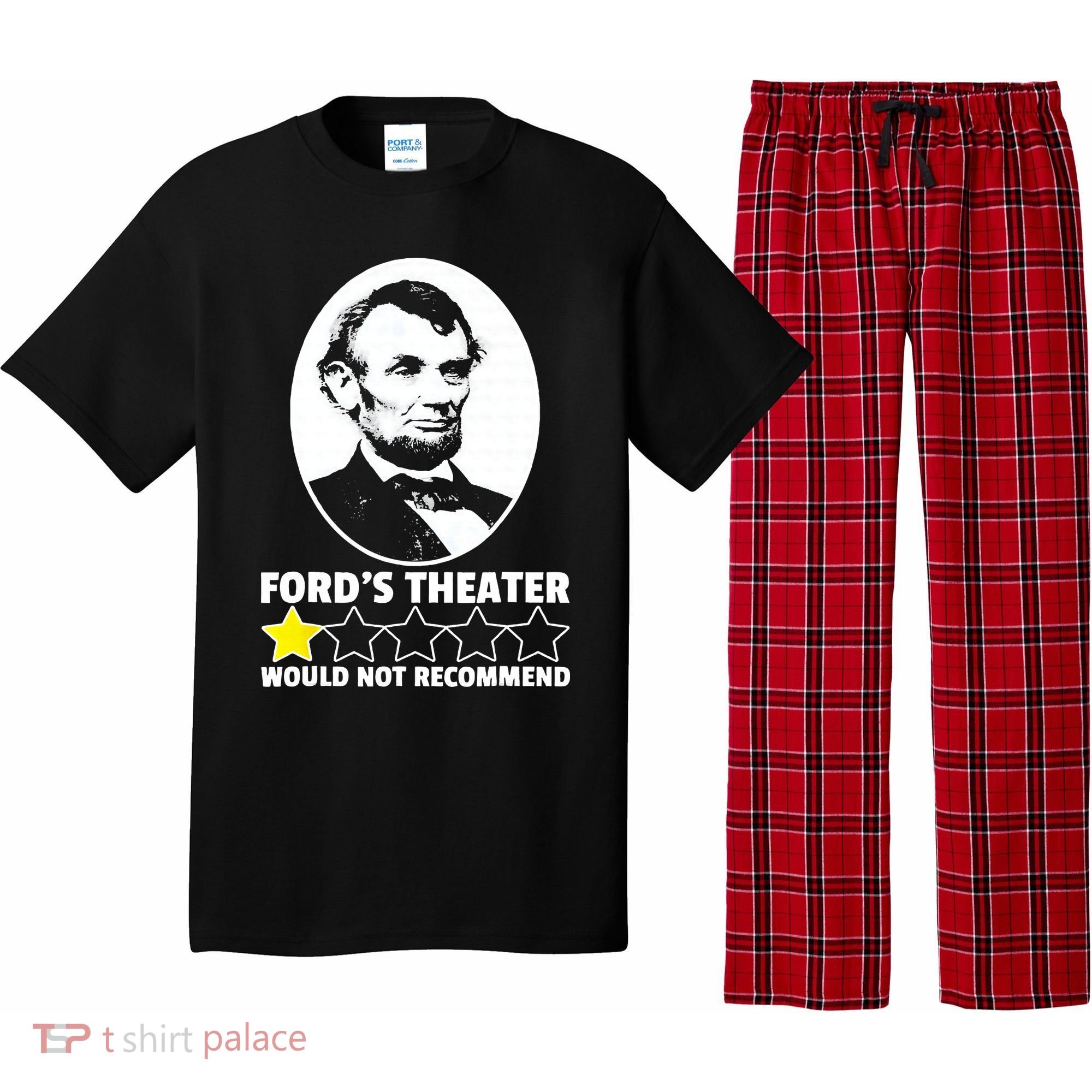 Ford's Theater Would Not Recommend 1Star Abraham Lincoln Pajama Set