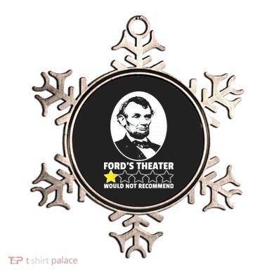 Ford's Theater Would Not Recommend 1Star Abraham Lincoln Ornament