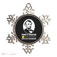 Ford's Theater Would Not Recommend 1Star Abraham Lincoln Ornament thumb 0