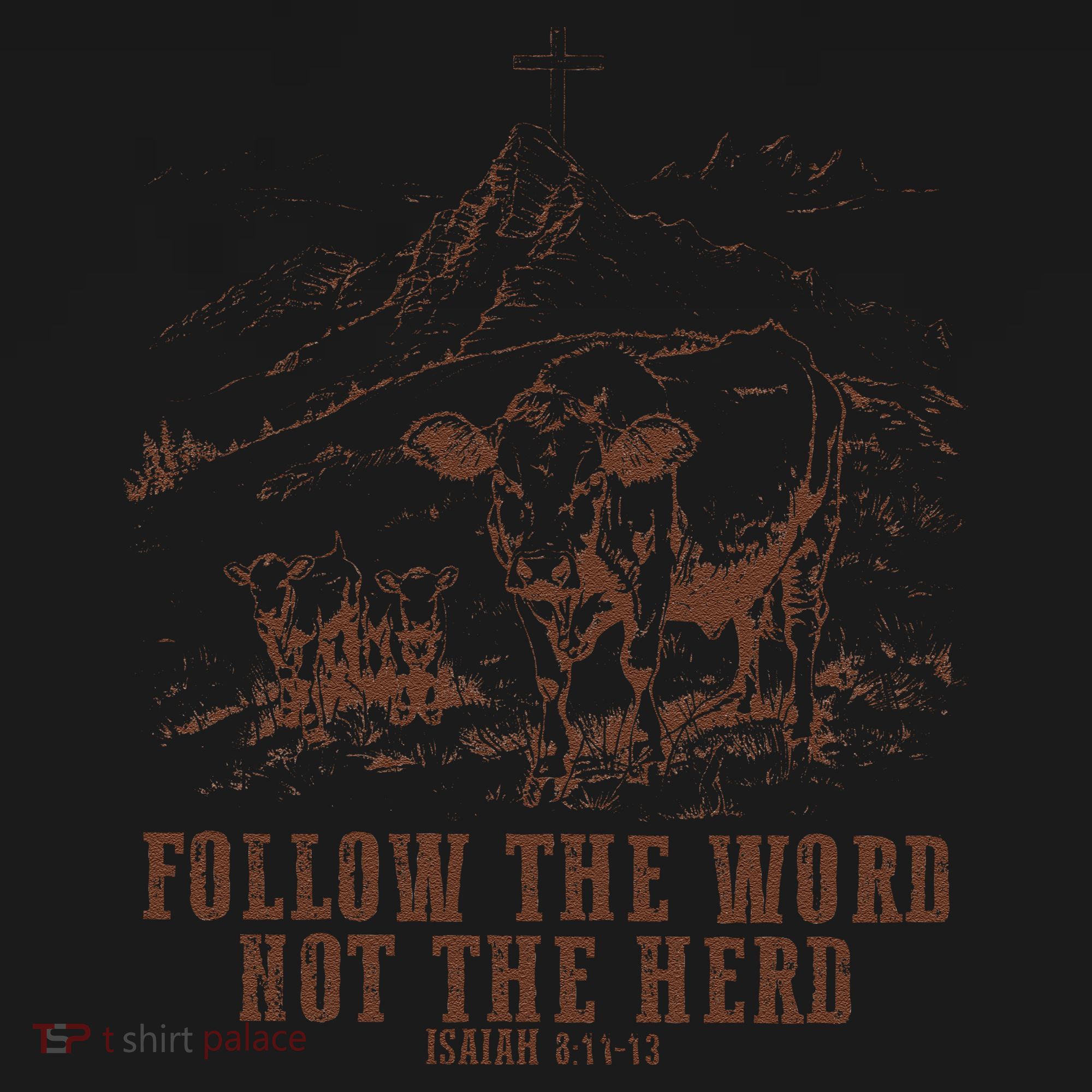 Follow The Word Not The Herd Isaiah 8:11:13castles Coaster