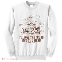 Follow The Word Not The Herd Isaiah 8:11:13castles Sweatshirt thumb 0