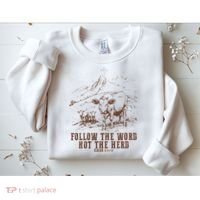 Follow The Word Not The Herd Isaiah 8:11:13castles Sweatshirt thumb 2