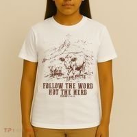 Follow The Word Not The Herd Isaiah 8:11:13castles T-Shirt thumb 4