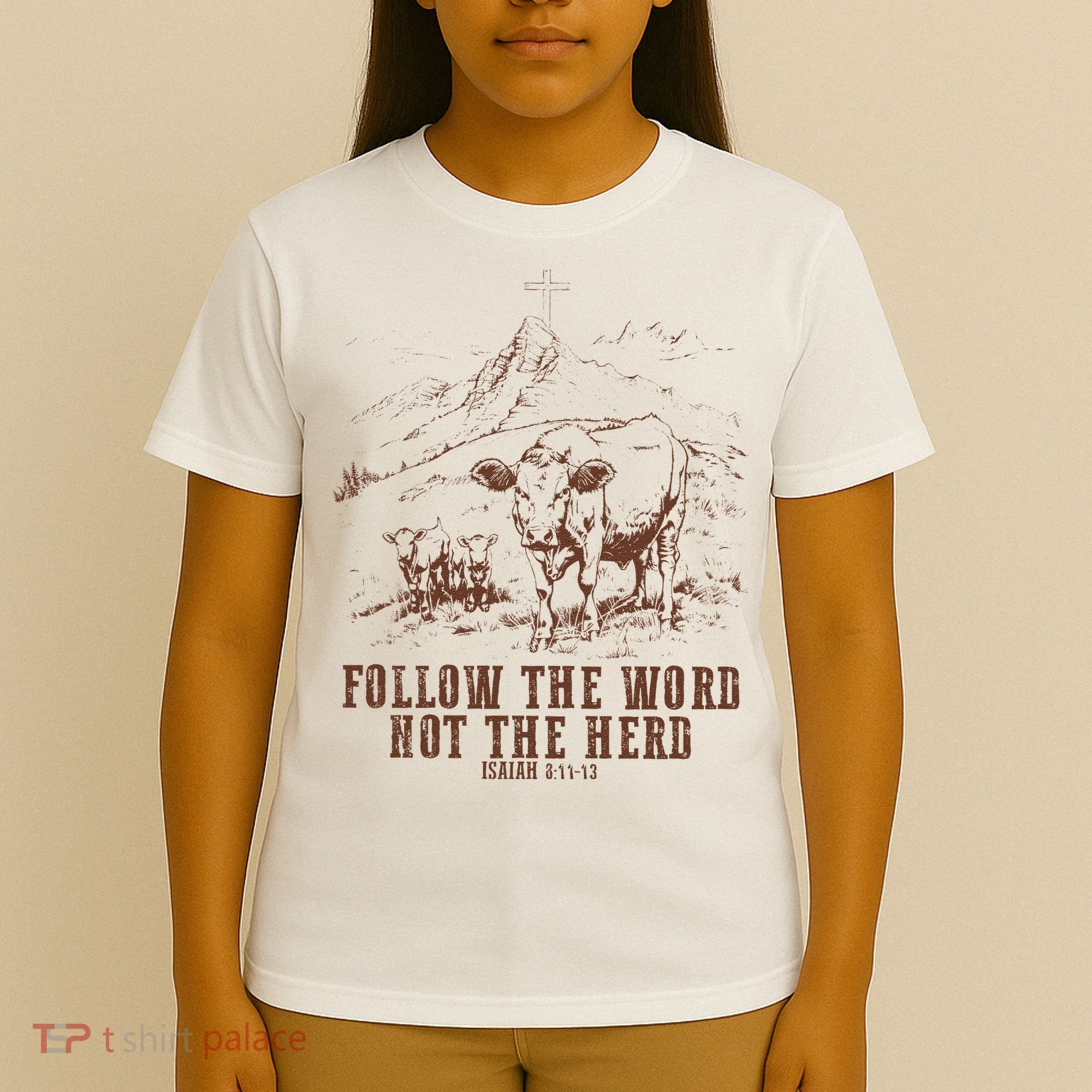 Follow The Word Not The Herd Isaiah 8:11:13castles T-Shirt