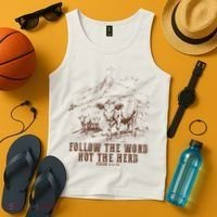 Follow The Word Not The Herd Isaiah 8:11:13castles Tank Top thumb 4