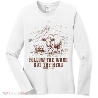 Follow The Word Not The Herd Isaiah 8:11:13castles Women's Long Sleeve Shirt thumb 0