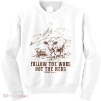 Follow The Word Not The Herd Isaiah 8:11:13castles Kids Sweatshirt thumb 0