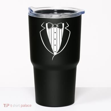 Fake Tuxedo White Tumbler