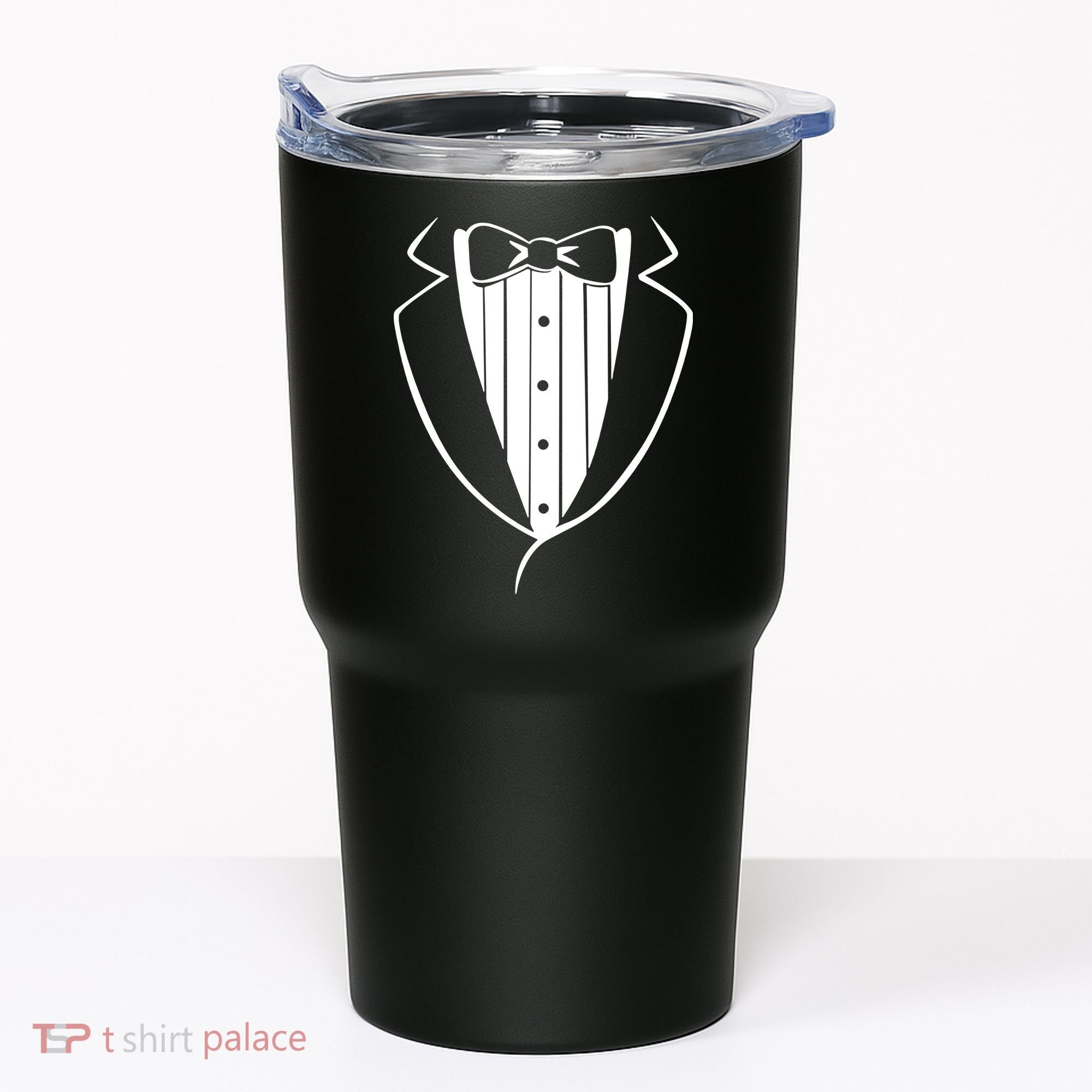 Fake Tuxedo White Tumbler