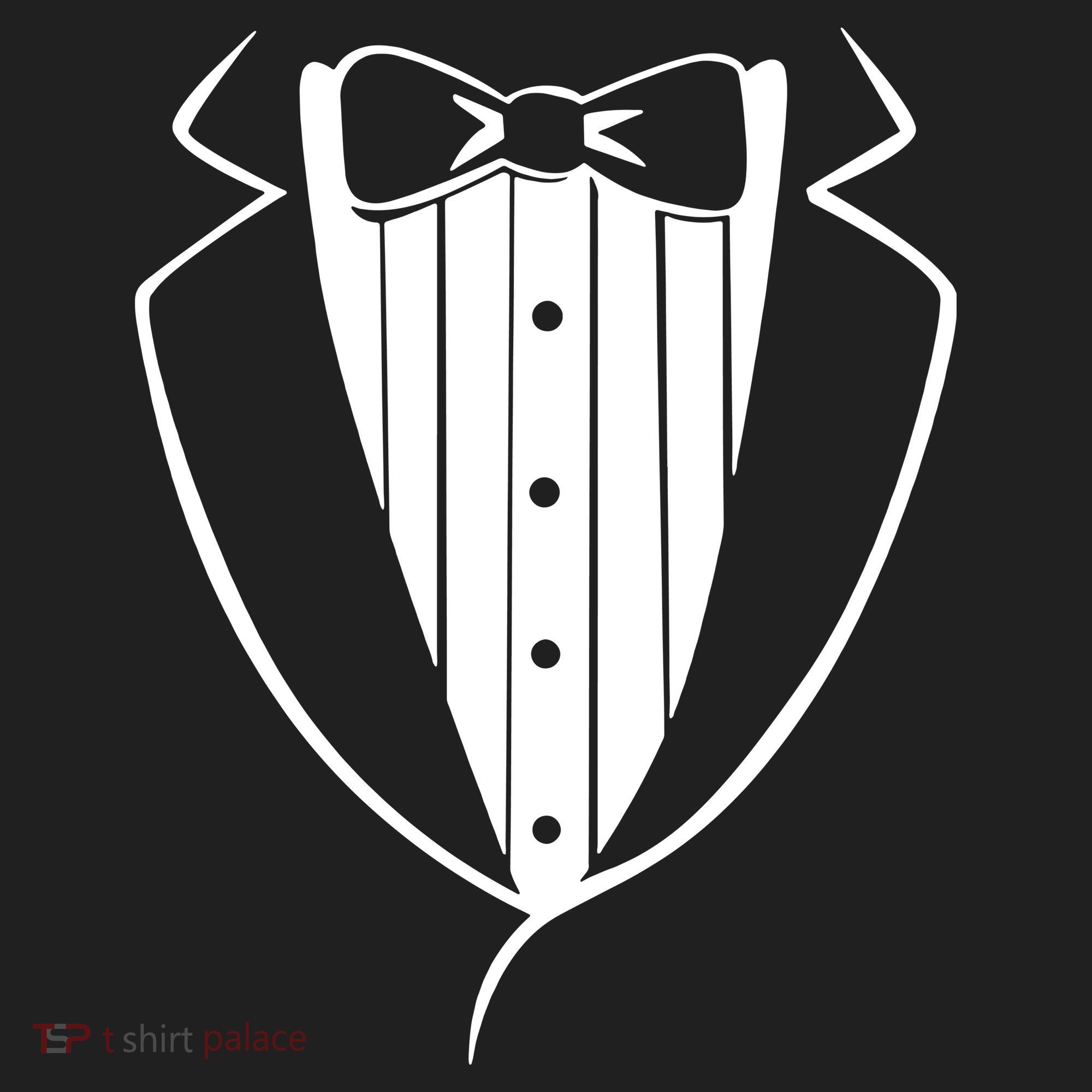 Fake Tuxedo White Tumbler