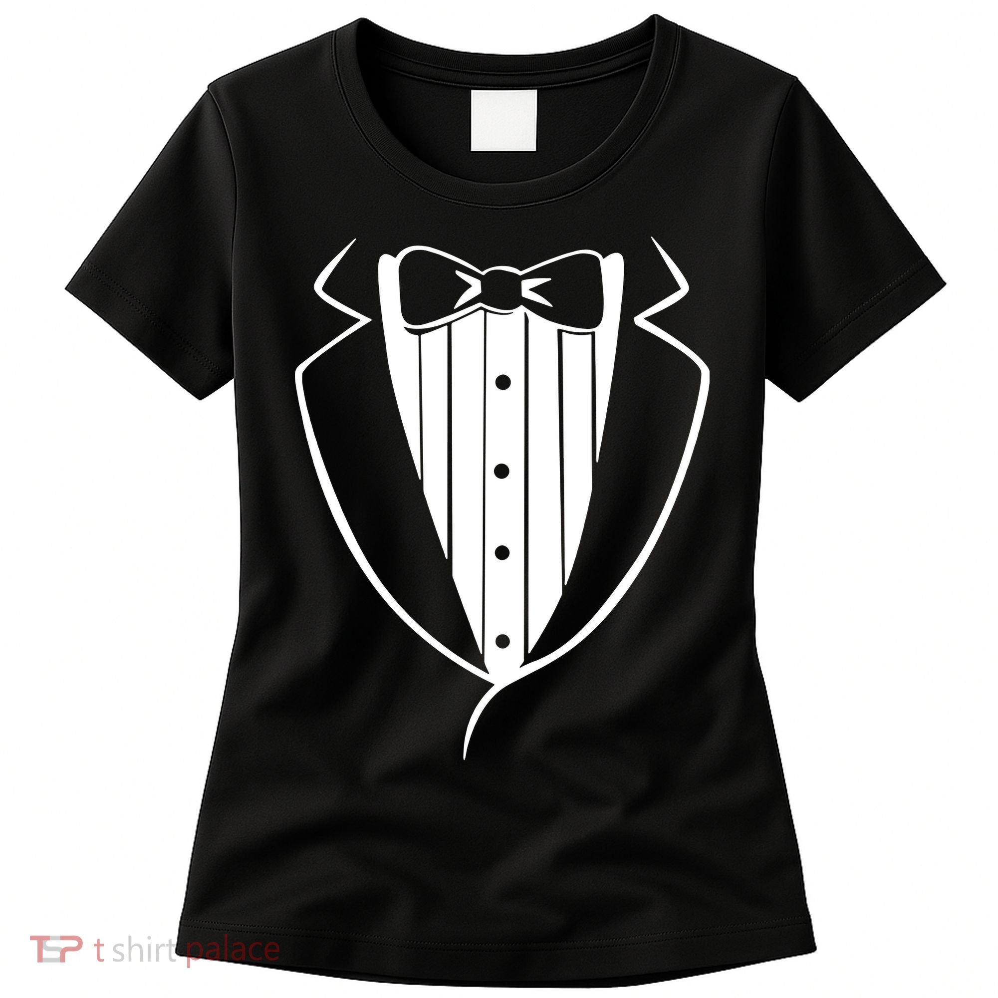 Fake Tuxedo White Women's T-Shirt