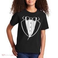 Fake Tuxedo White Kids T-Shirt thumb 2