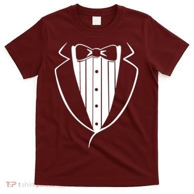 Fake Tuxedo White T-Shirt
