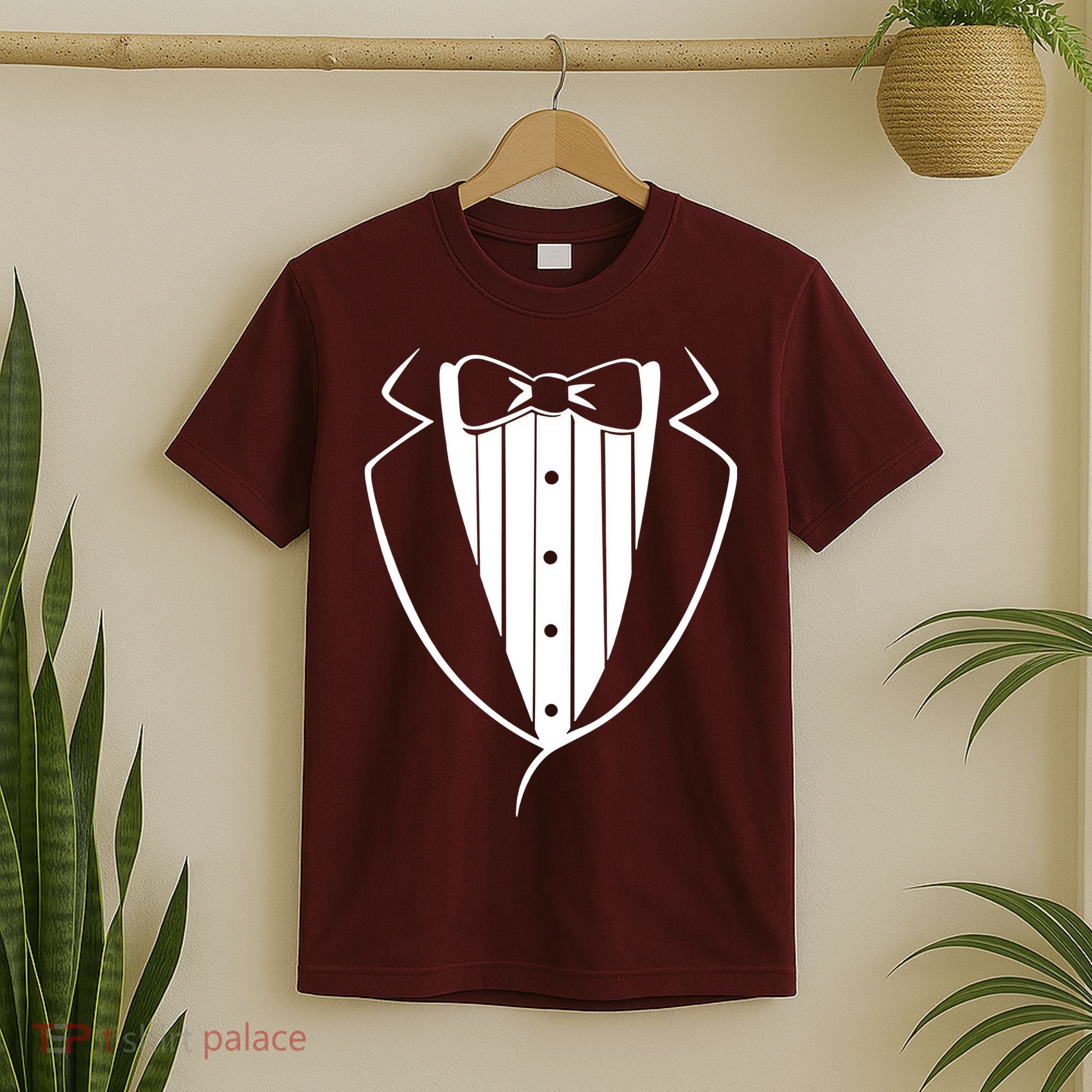 Fake Tuxedo White T-Shirt