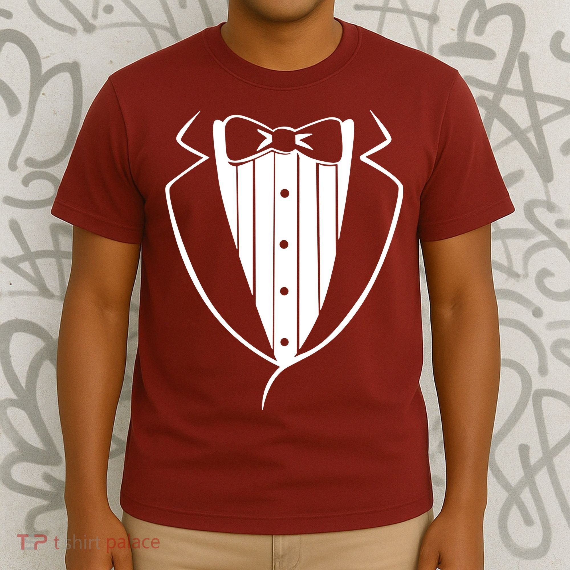 Fake Tuxedo White T-Shirt