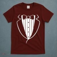 Fake Tuxedo White T-Shirt thumb 5