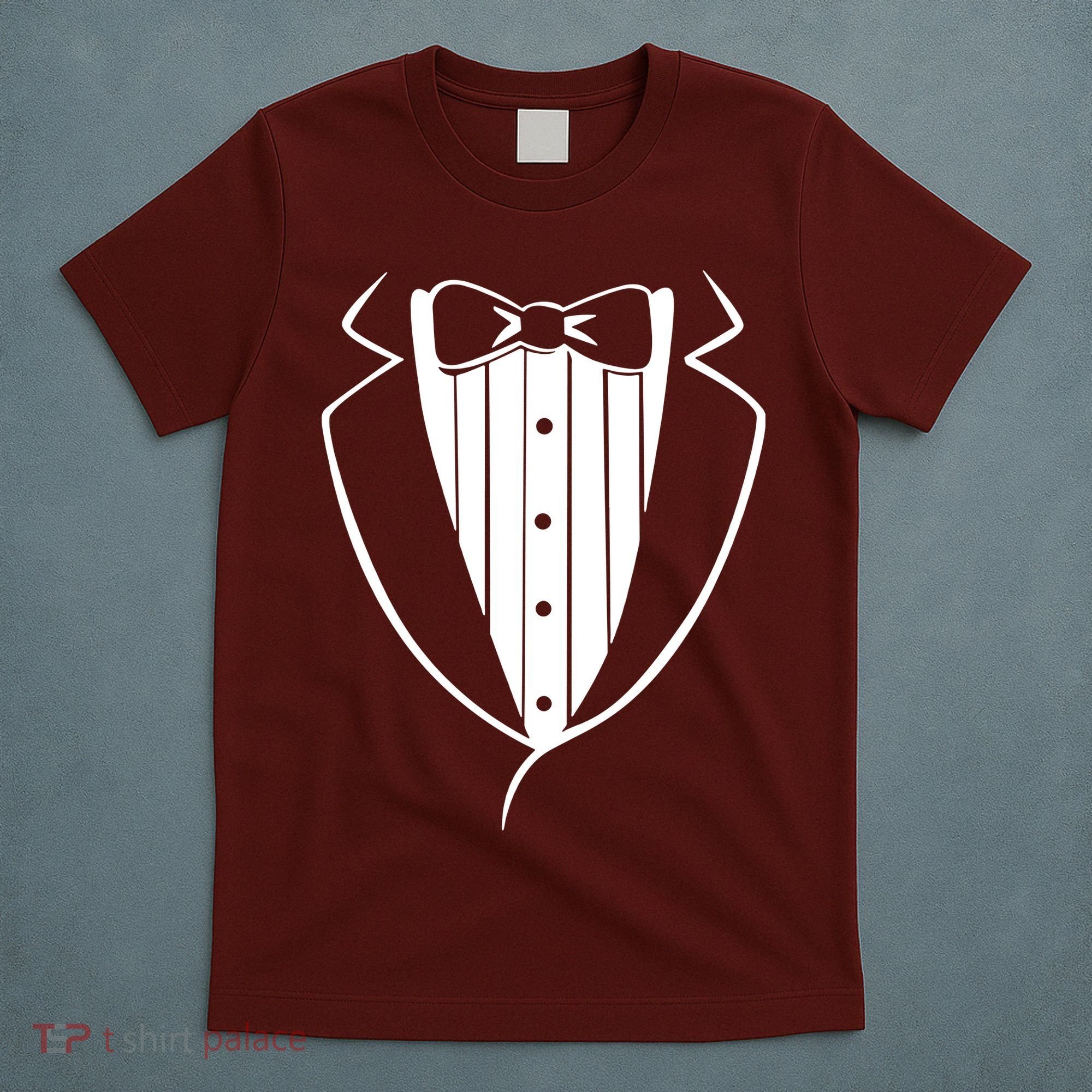 Fake Tuxedo White T-Shirt