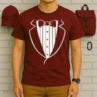 Fake Tuxedo White T-Shirt thumb 6