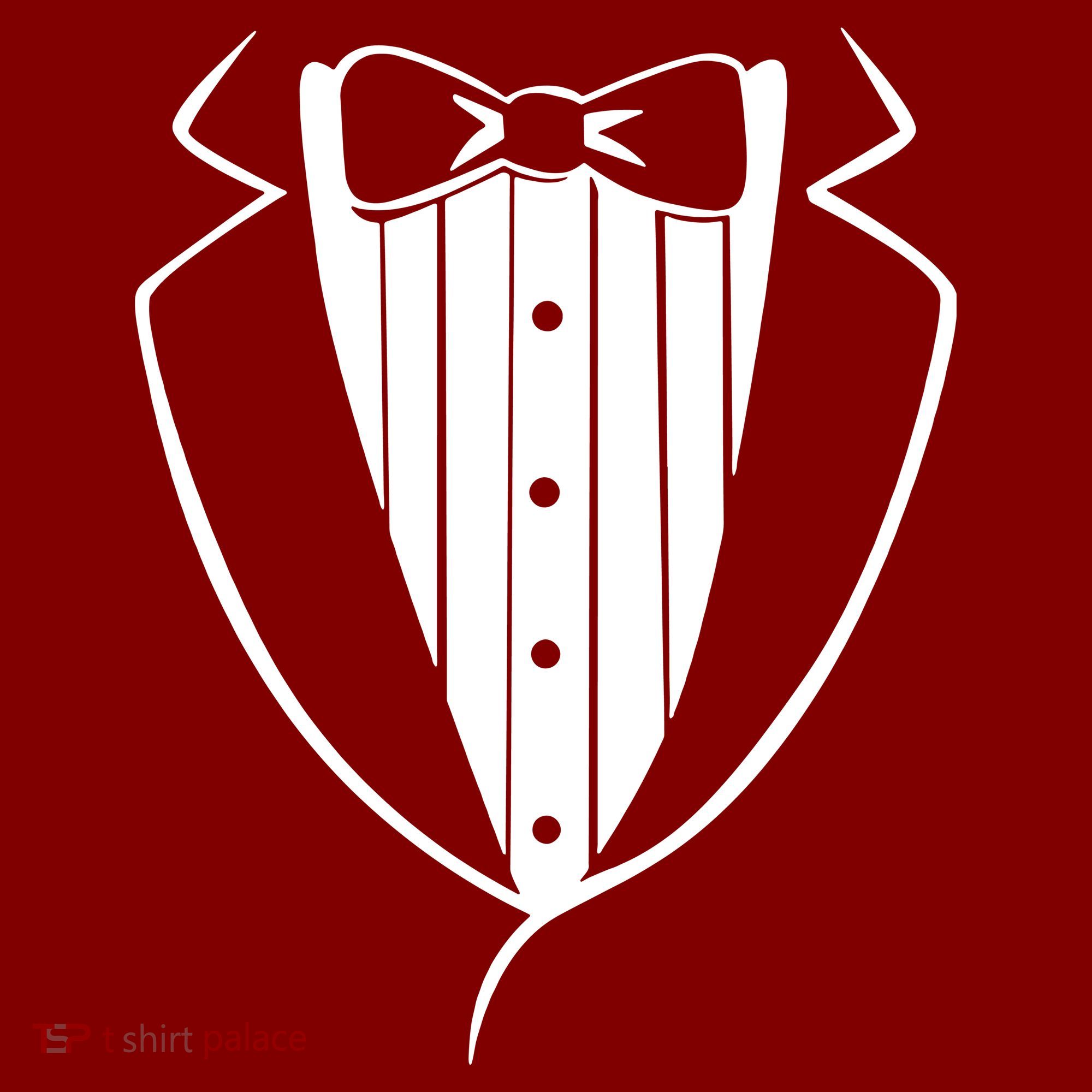 Fake Tuxedo White T-Shirt